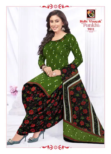 Pankhi Vol 9 By Siddhi Vinayak Printed Cotton Dress Material Wholesalers In Delhi